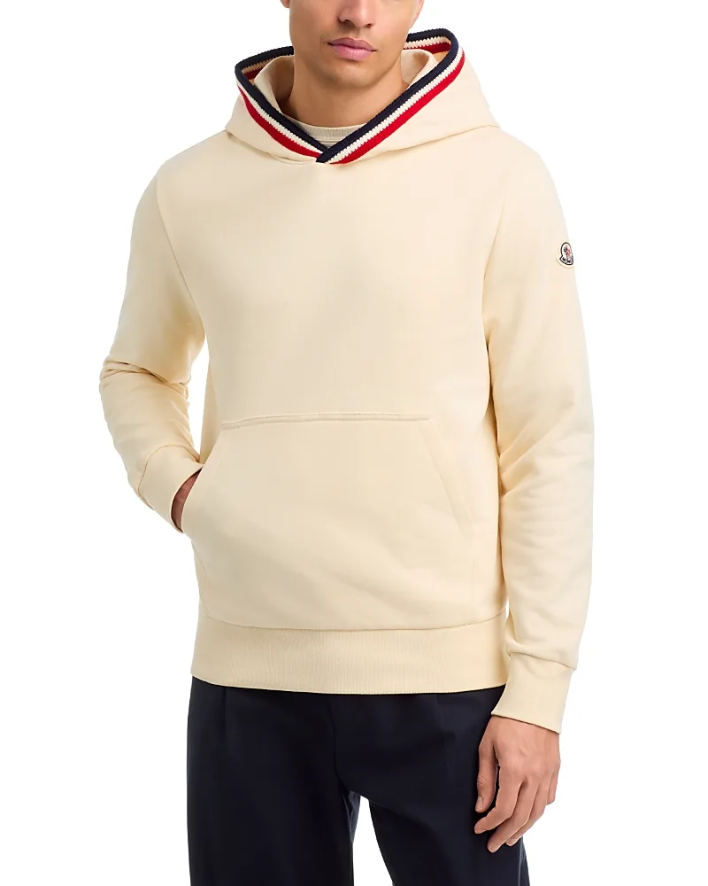 Kangaroo Pocket Cotton Hoodie by Moncler