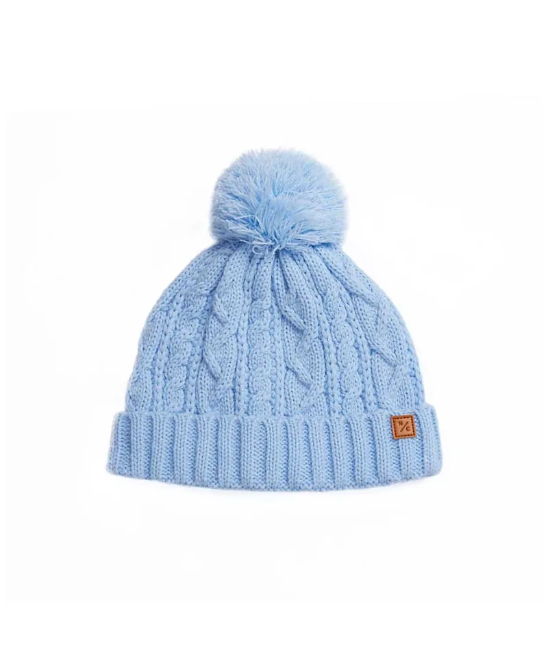 Cable Knit Pom-Pom Hat by Northern Classics