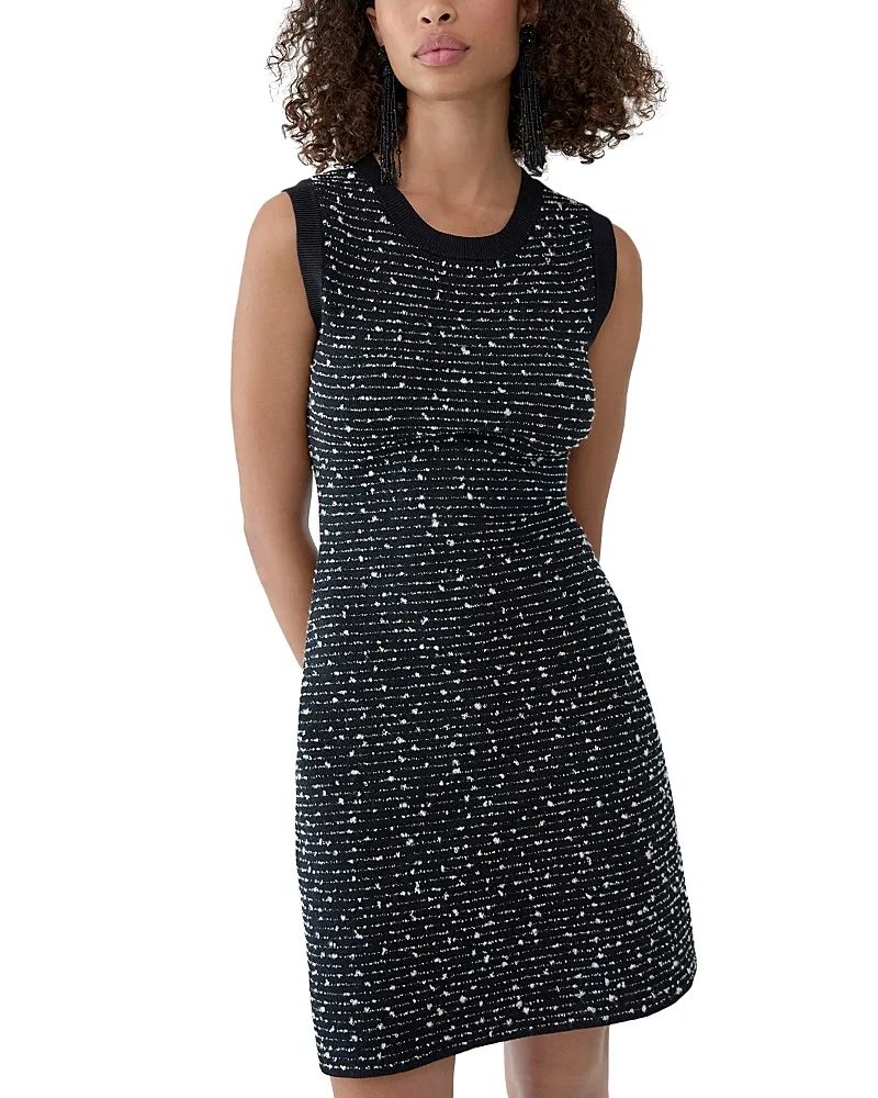 Silk Blend Sleeveless a Line Dress by Carolina Herrera