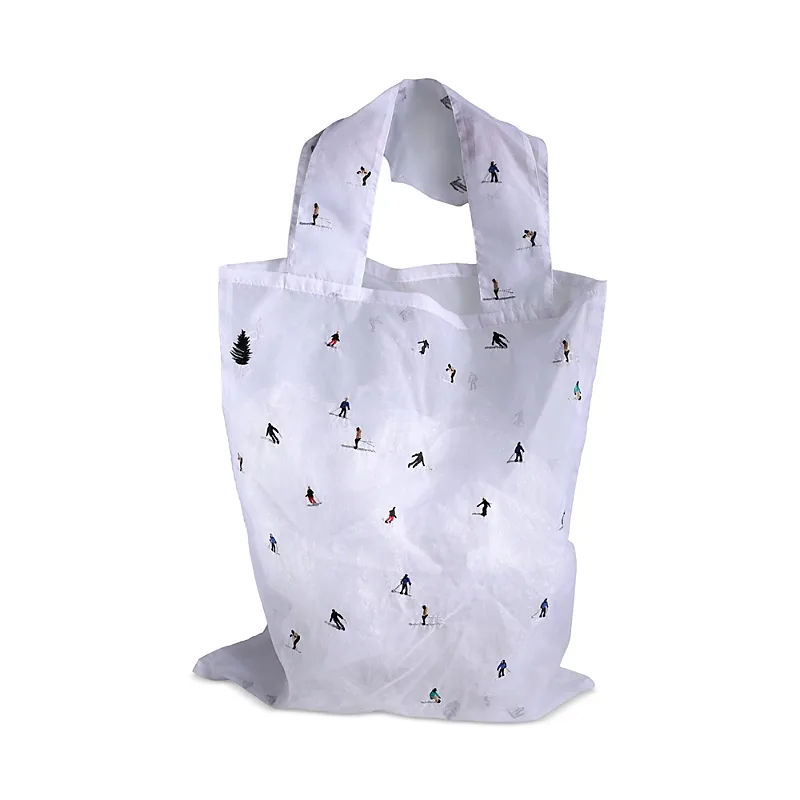 Skieurs Embroidered Sheer Tote by Brigitte Tanaka