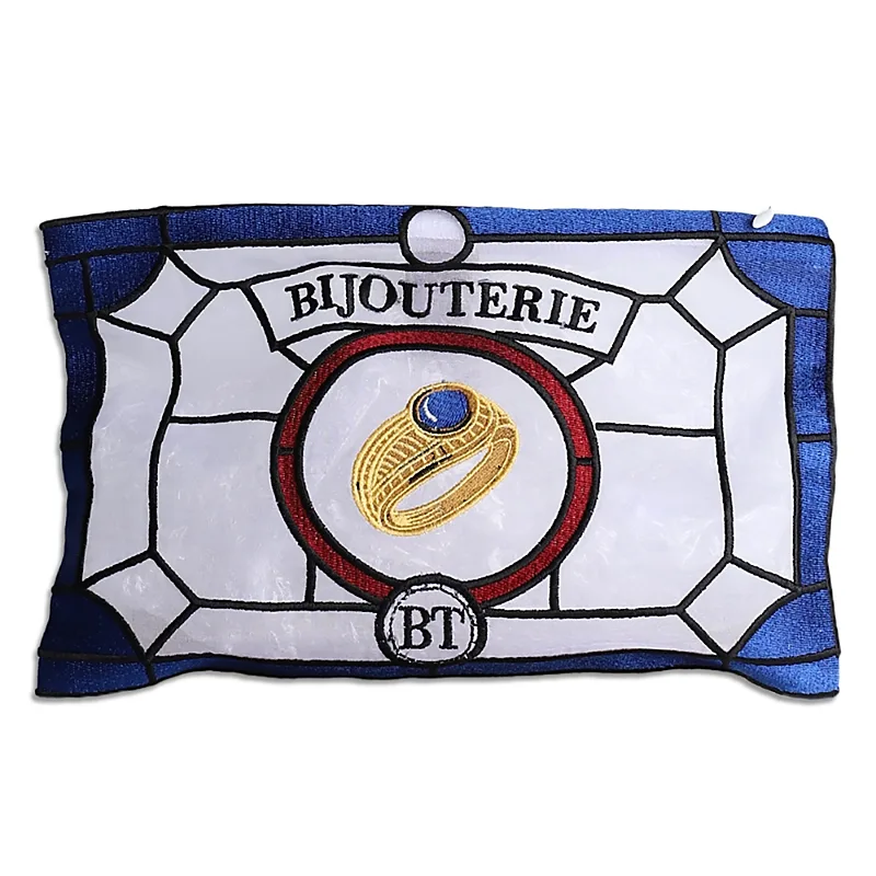 Bijouterie Embroidered Nylon Pouch by Brigitte Tanaka