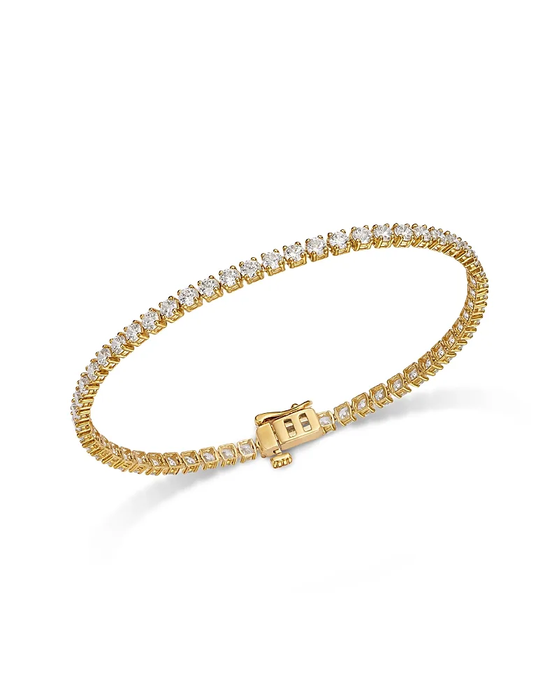 Diamond Four Prong Tennis Bracelet in 14K Yellow Gold, 5.0 Tcw by Bloomingdales Fine Collection