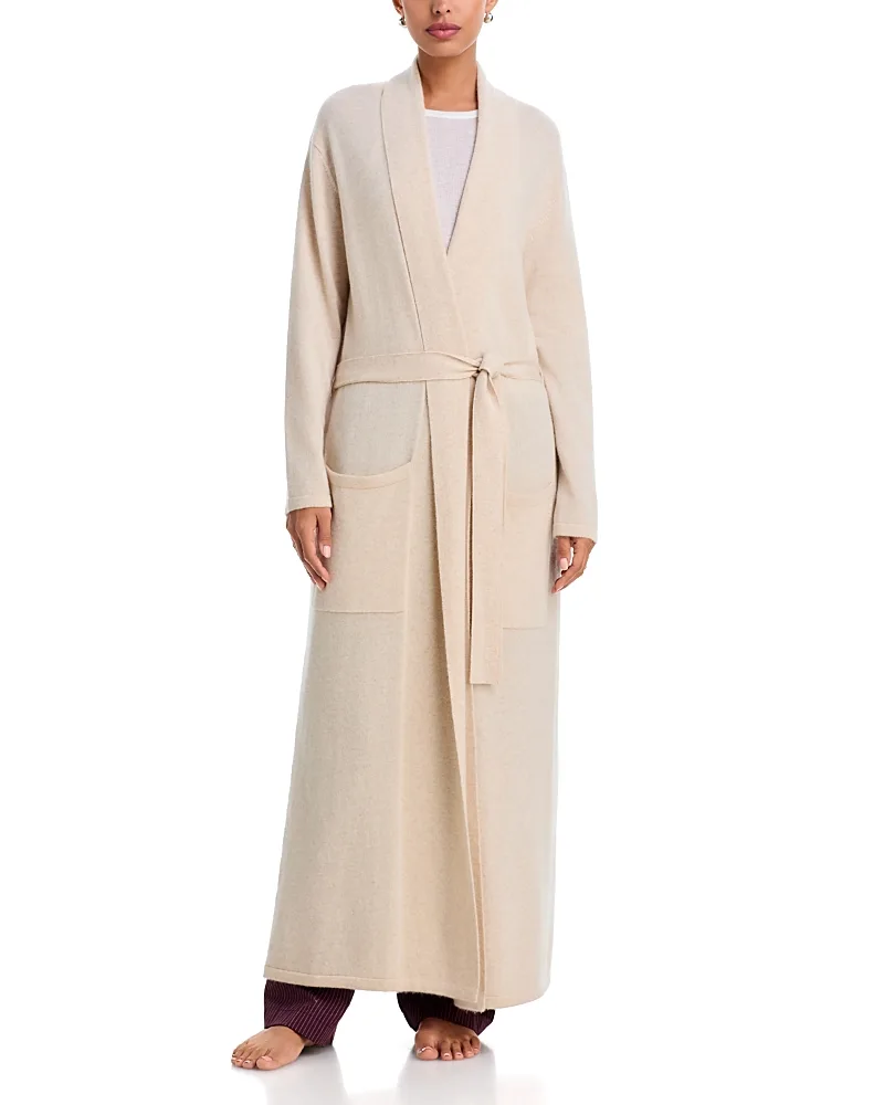Cashmere Blend Long Robe by Arlotta