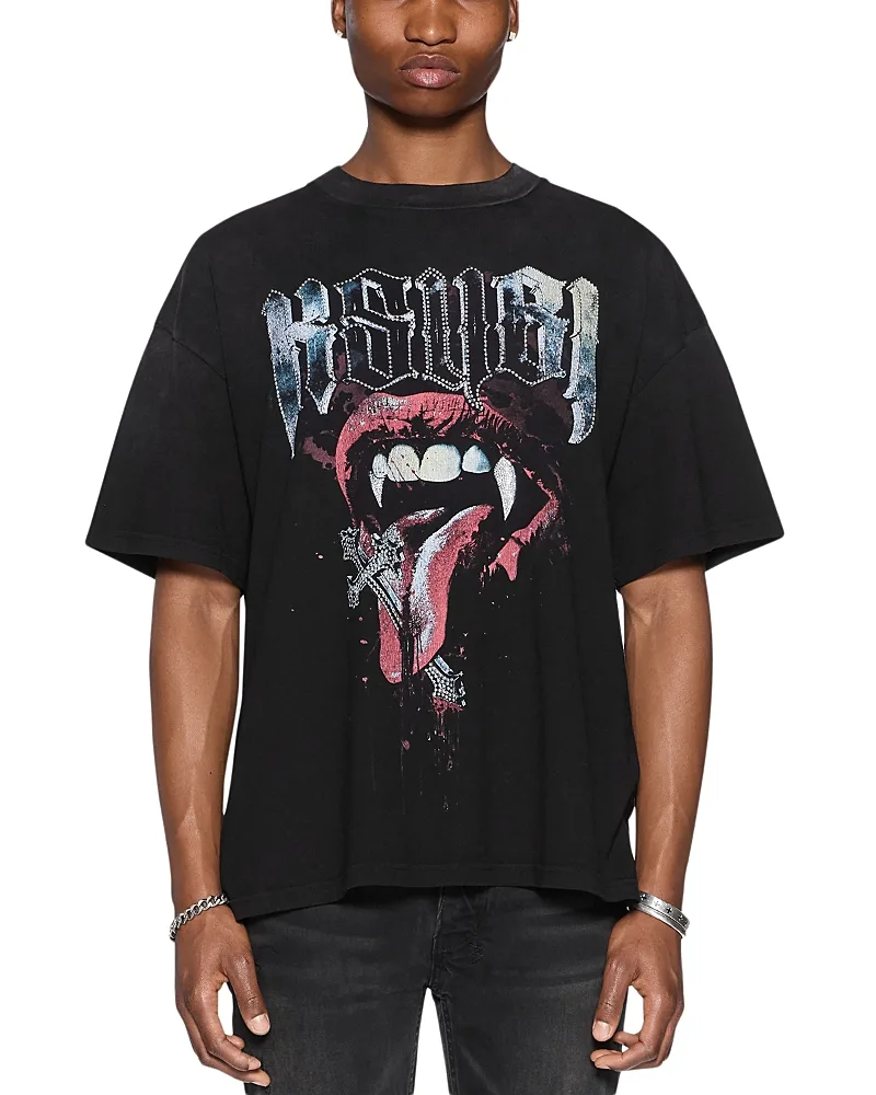 Drak Ekcess Oversized Graphic Cotton Tee by Ksubi