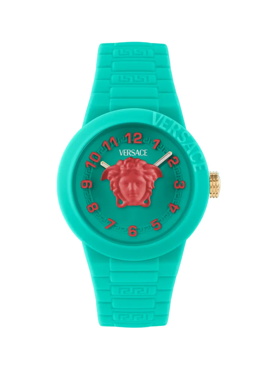 V-Pop Silicone Watch/34MM by Versace