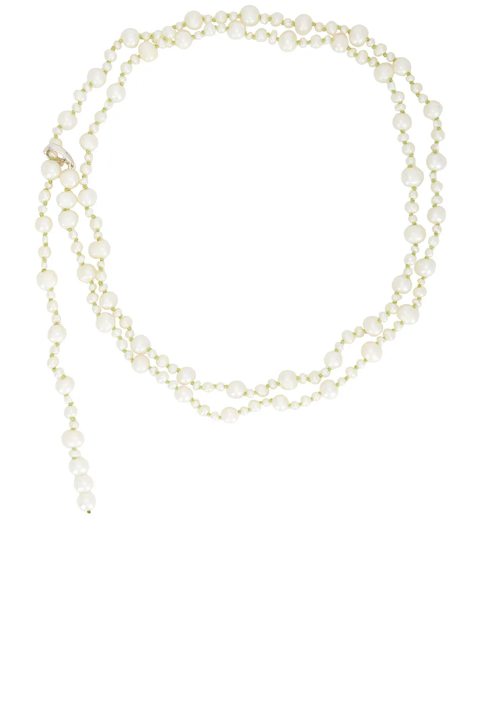 Pearl Wrap Necklace & Belt by Loren Stewart