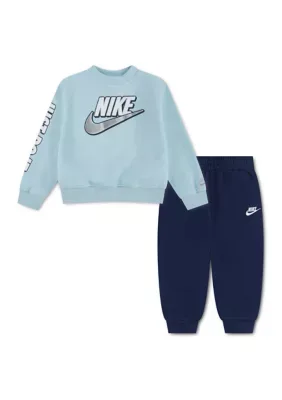2 Piece Crew Neck Fleece Set by Nike