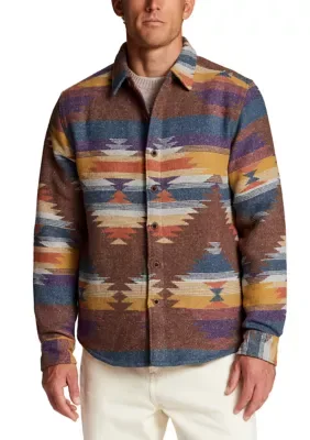 Southwest Unlined Shirt Jacket by Weatherproof Vintage