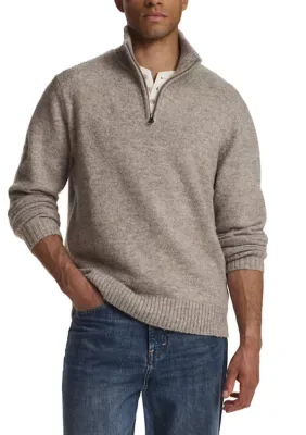 Fuzzy 1/4 Zip Sweater by Weatherproof Vintage
