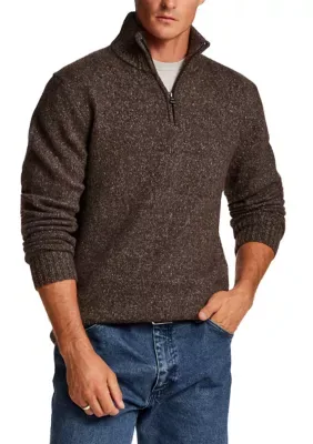 Fuzzy 1/4 Zip Sweater