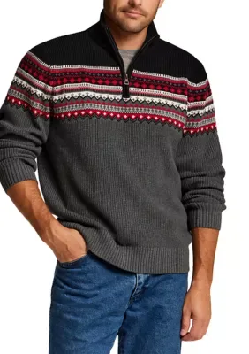 Maine 1/4 Zip Sweater by Weatherproof Vintage