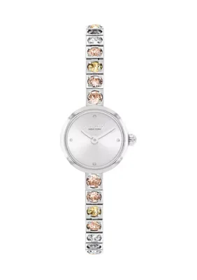 Iris Stainless Steel Multi Color Tennis Bracelet Watch by Coach