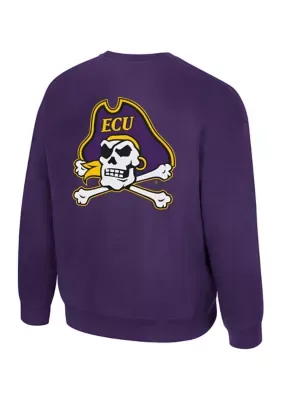 NCAA East Carolina Pirates Super Rich Vintage Graphic Crew Sweater by Colosseum