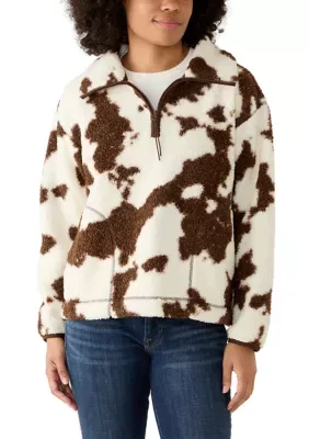 Quarter Zip Sherpa Jacket by Wonderly