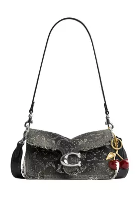 Loved Crystal Signature Denim Soft Tabby Bag by Coach