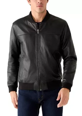 Leather Bomber Jacket by Frye