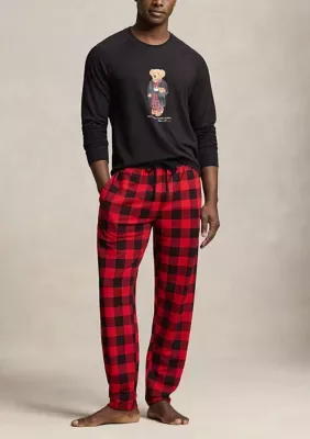 Crew Neck Shirt and Pant Pajama Set by Polo Ralph Lauren