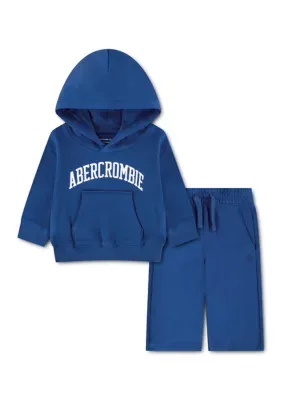 Baby Graphic Hoodie Fleece Set by Abercrombie Kids