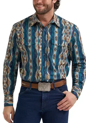 Long Sleeve Checotah Classic Fit Shirt by Wrangler