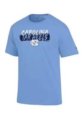 NCAA North Carolina Tar Heels Short Sleeve Front Graphic T-Shirt by Colosseum