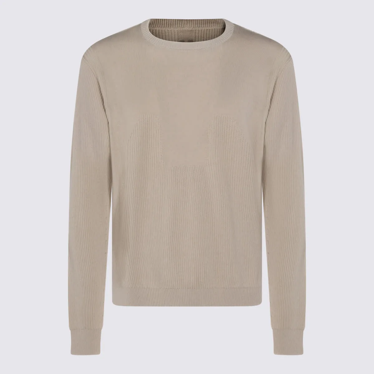 Beige Cotton Knitwear by Rick Owens