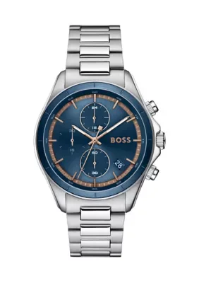 Bossletic Watch with Blue Dial by Hugo Boss
