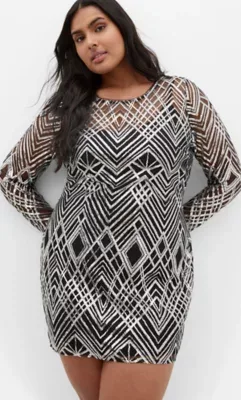 Braylin Sequin Dress by City Chic