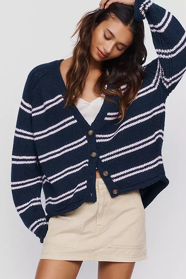 Harlo 100% Cotton Boxy Cardigan by Pilcro