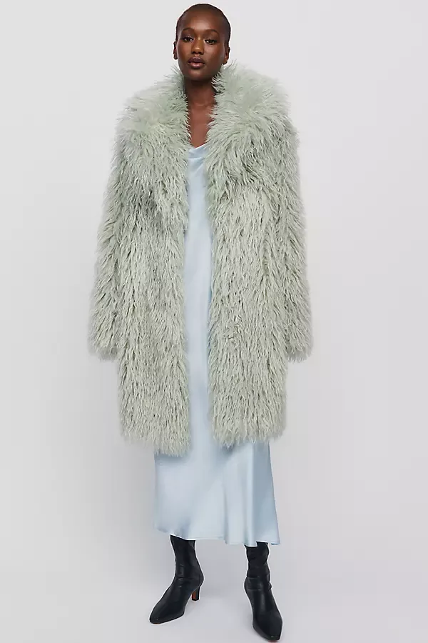 Shaggy Faux Fur Jacket by Avec Les Filles