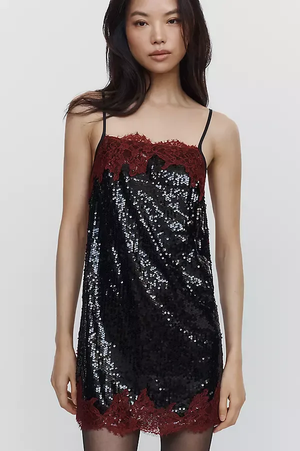 Sequin Slip Mini Dress by Sunday in Brooklyn
