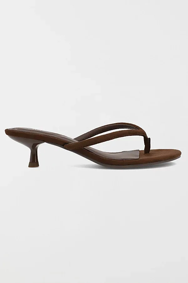 Farren Kitten Heel Thong Sandal by MIA Shoes