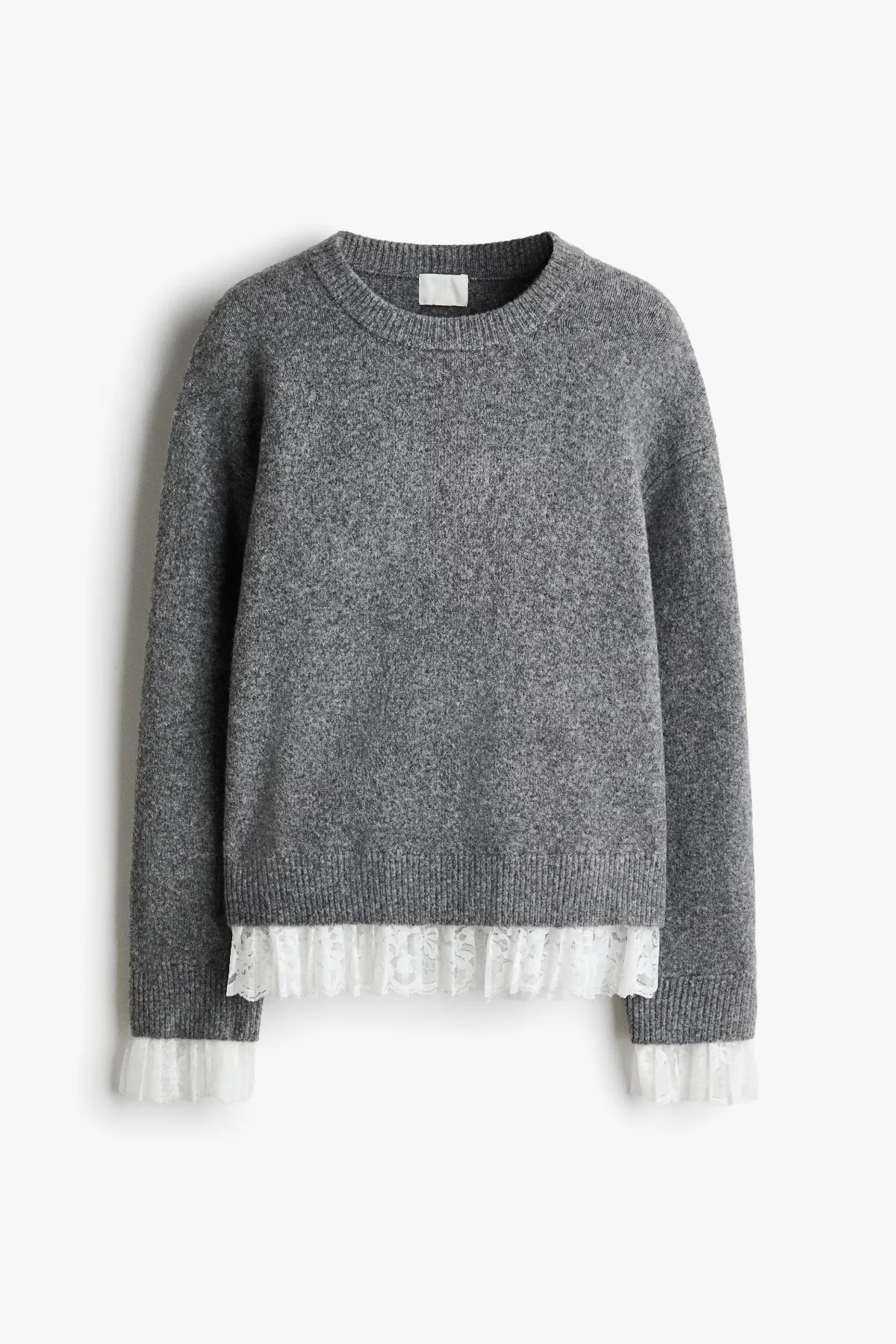 Brushed Layered Sweater by H&M