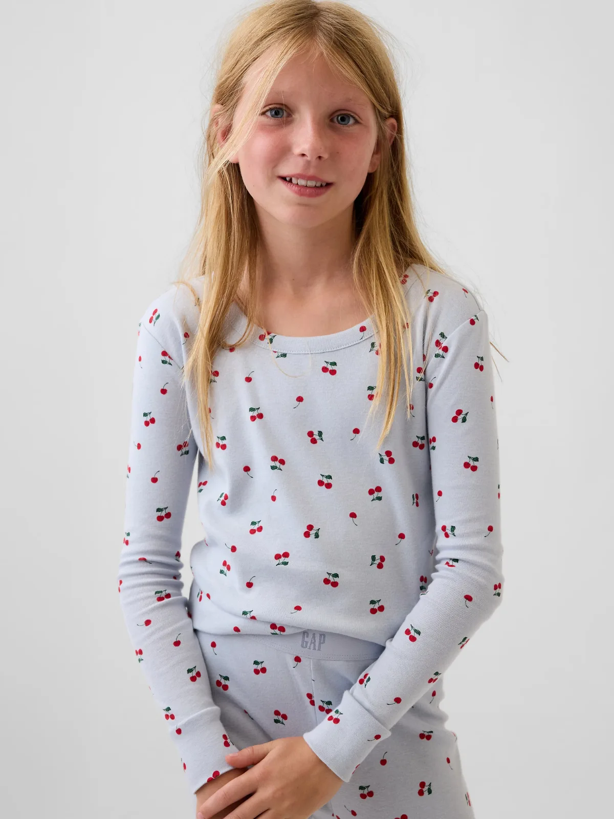 Organic Brushed Cotton Print PJ Set by Gap