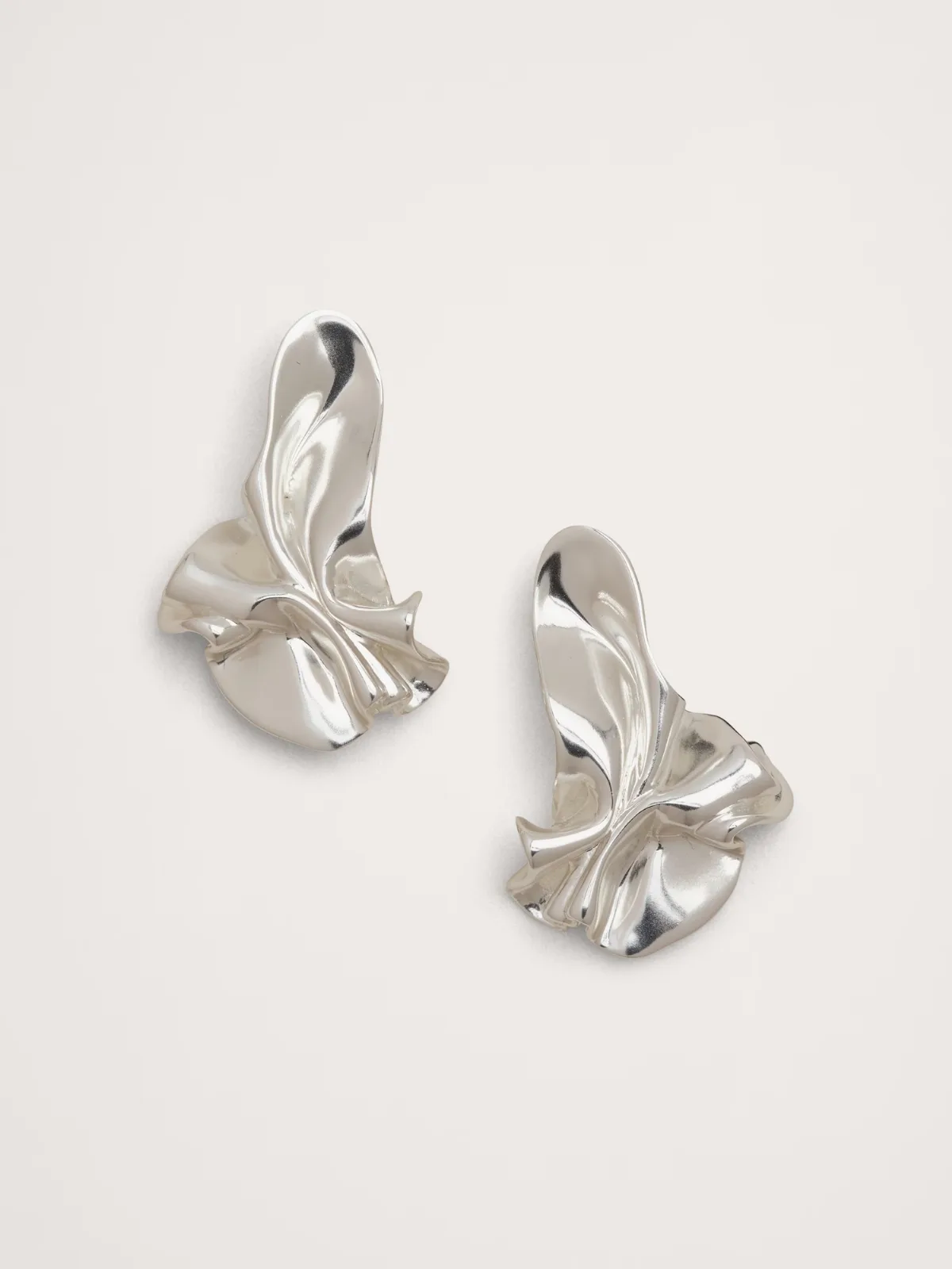 Ruffled Statement Earrings by Banana Republic