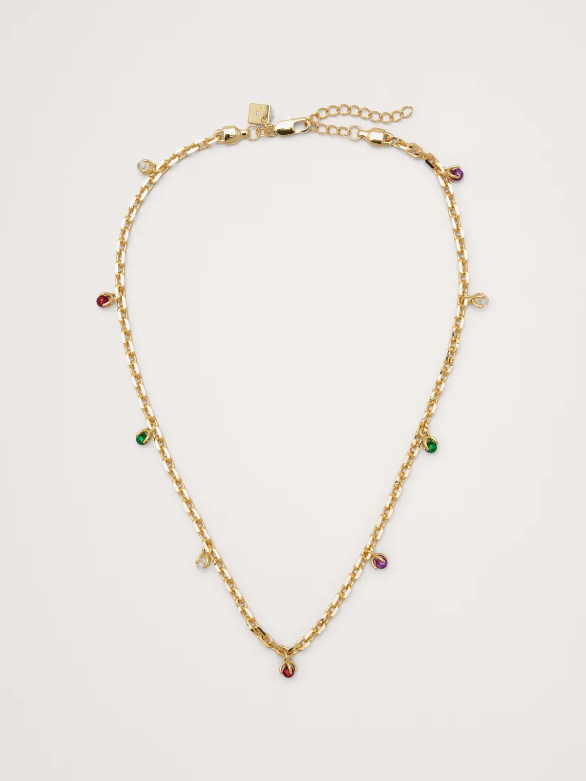 Scattered Gem Charm Necklace by Banana Republic
