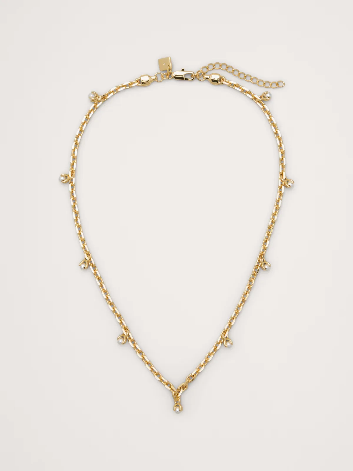 Scattered Pearl Charm Necklace by Banana Republic