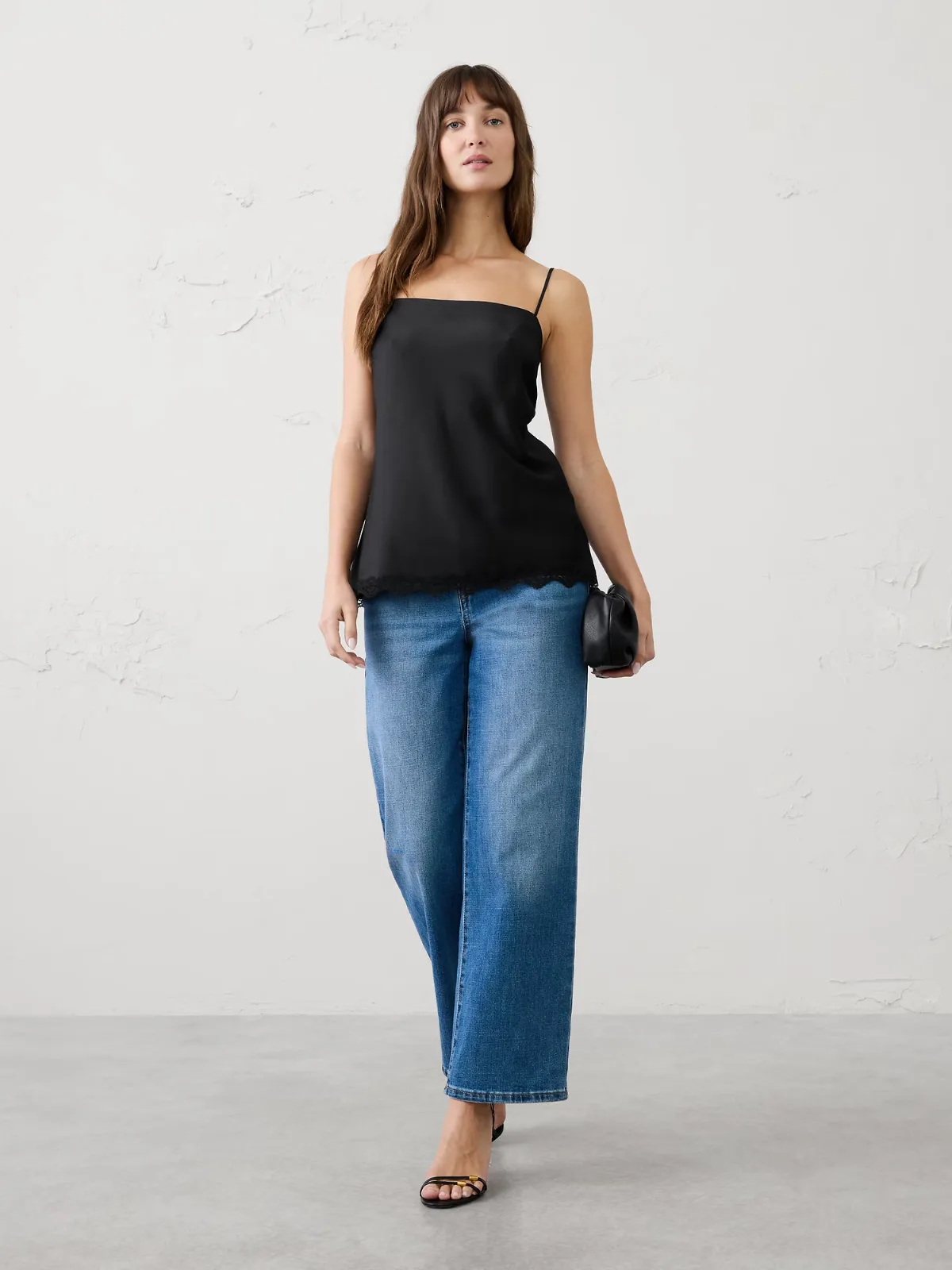 Satin Lace Camisole by Banana Republic