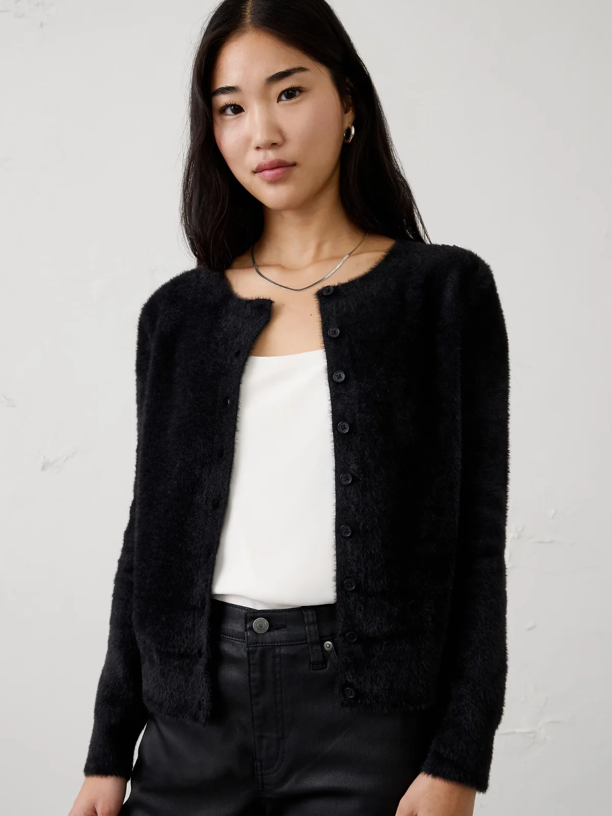 Eyelash Cardigan by Banana Republic