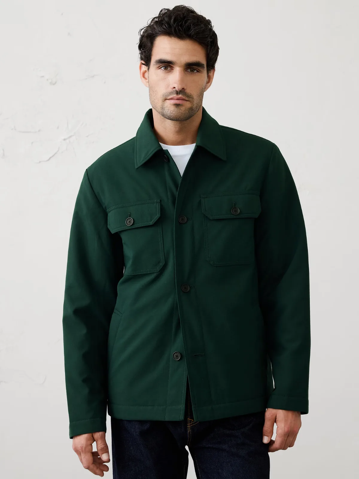 Puff Shirt Jacket by Banana Republic