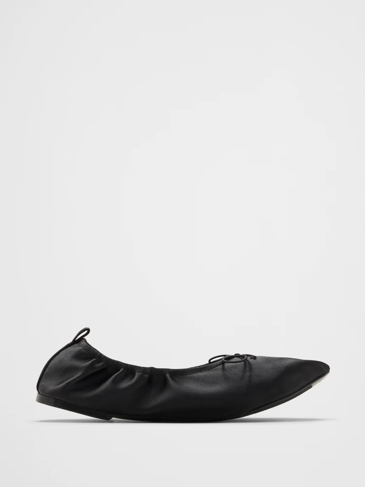 Soft Gathered Satin Ballet by Banana Republic