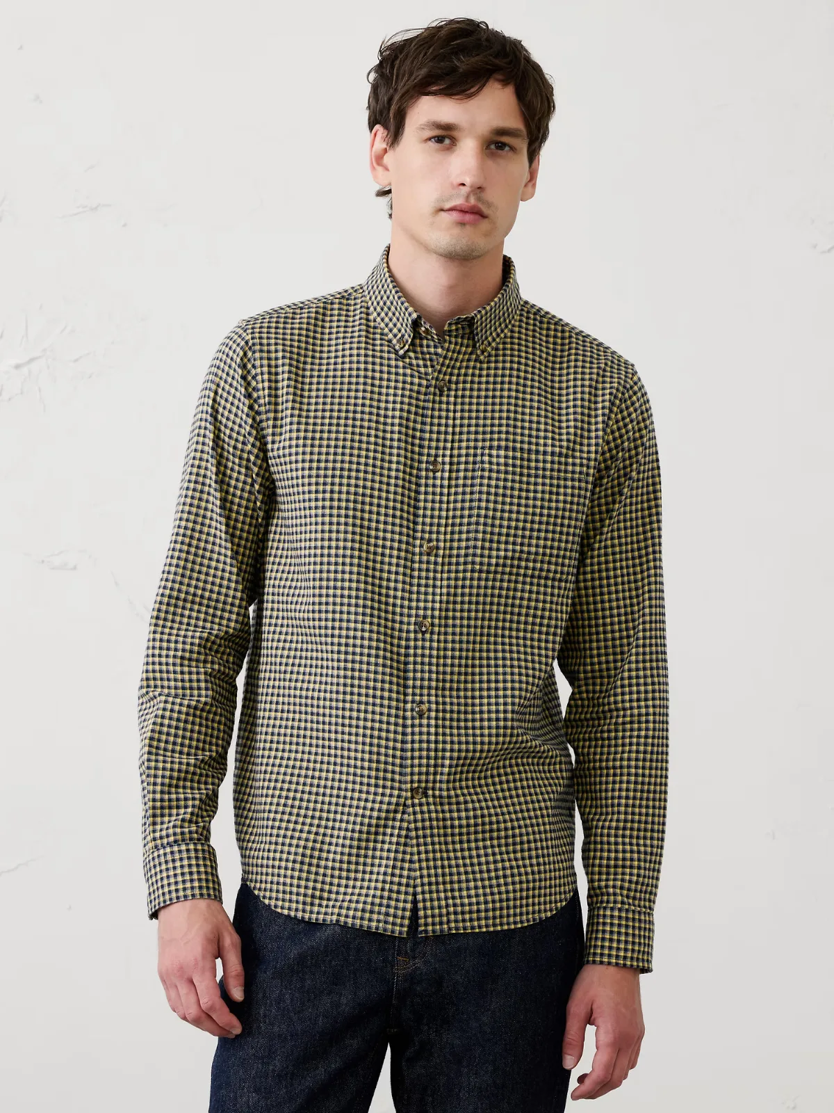 Slim-Fit Lightweight Flannel Shirt by Banana Republic