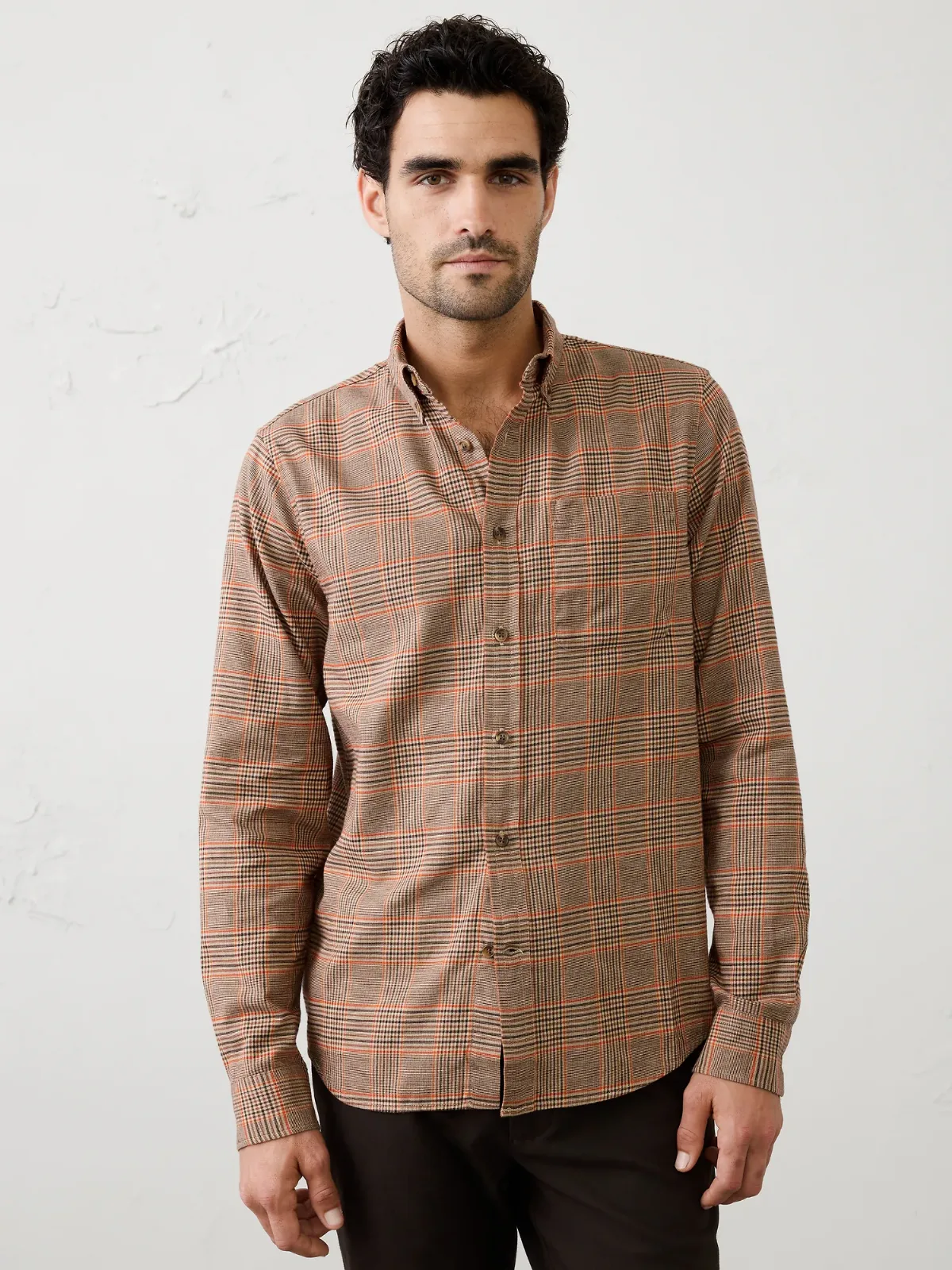 Slim-Fit Lightweight Flannel Shirt by Banana Republic
