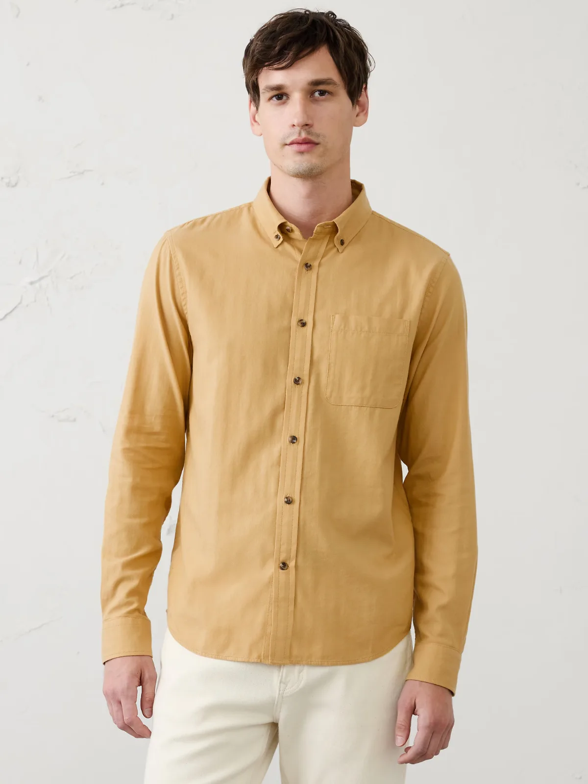 Slim-Fit Lightweight Flannel Shirt by Banana Republic