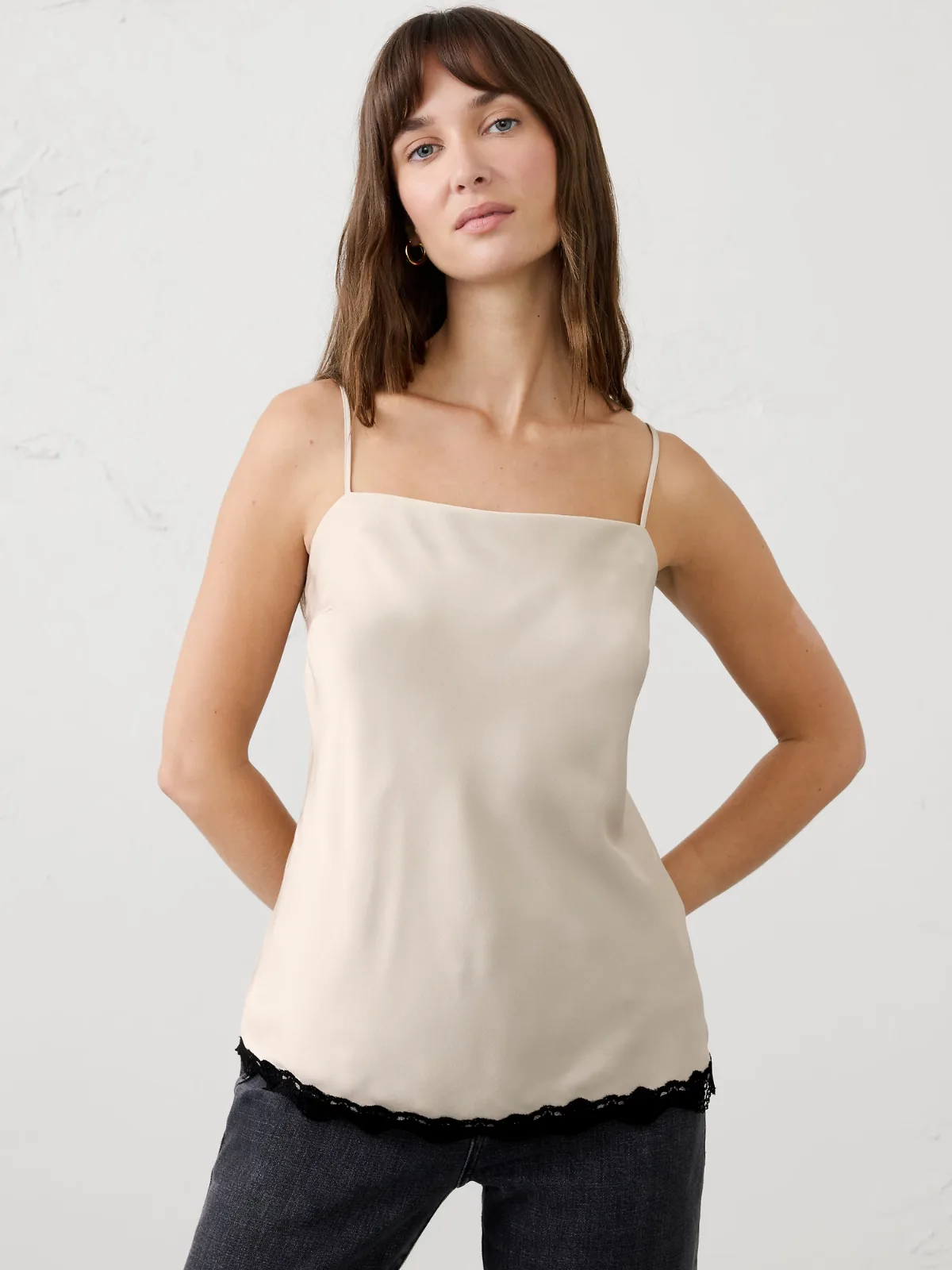 Satin Lace Camisole by Banana Republic