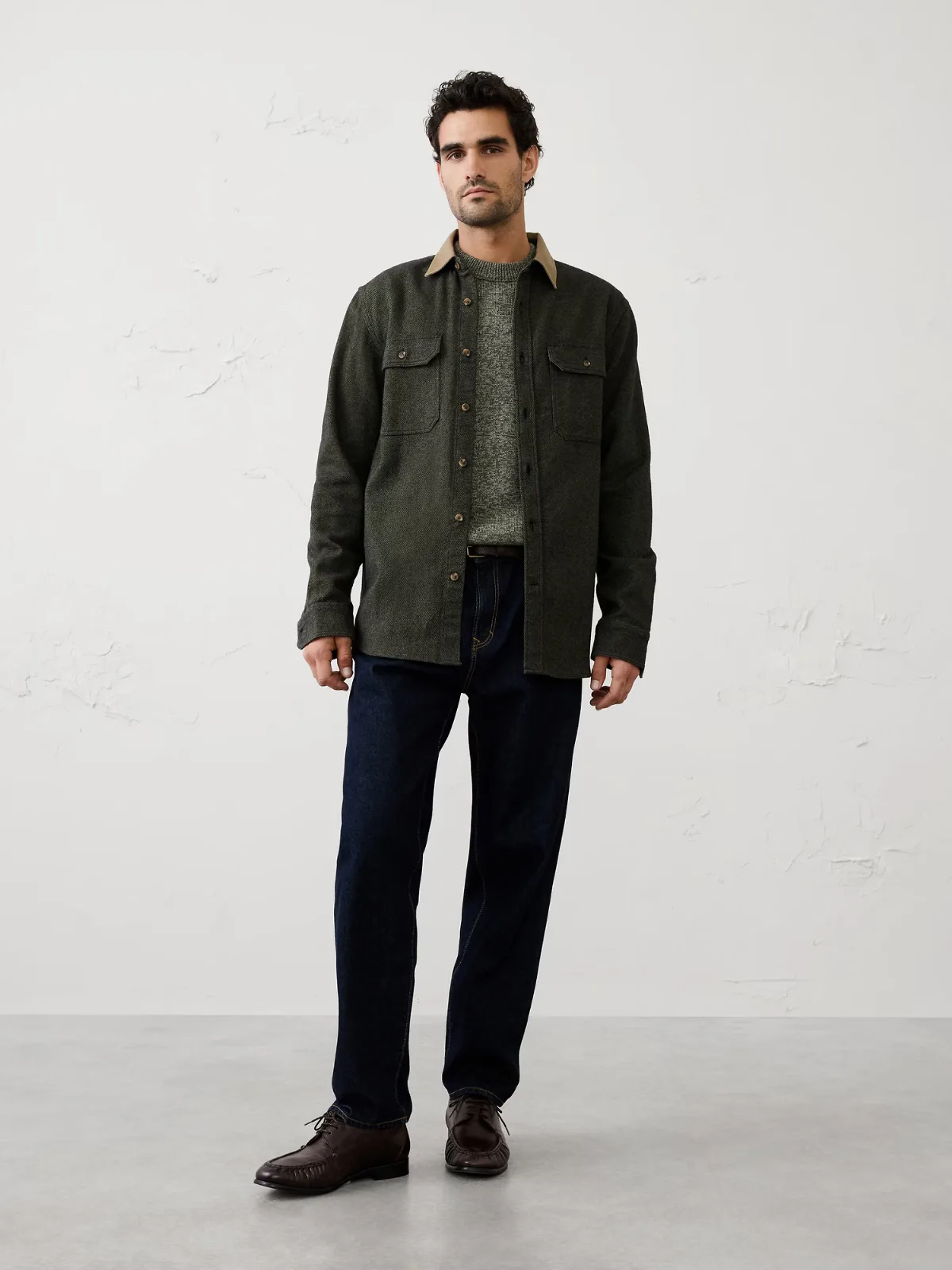Standard-Fit Heavyweight Flannel Shirt by Banana Republic