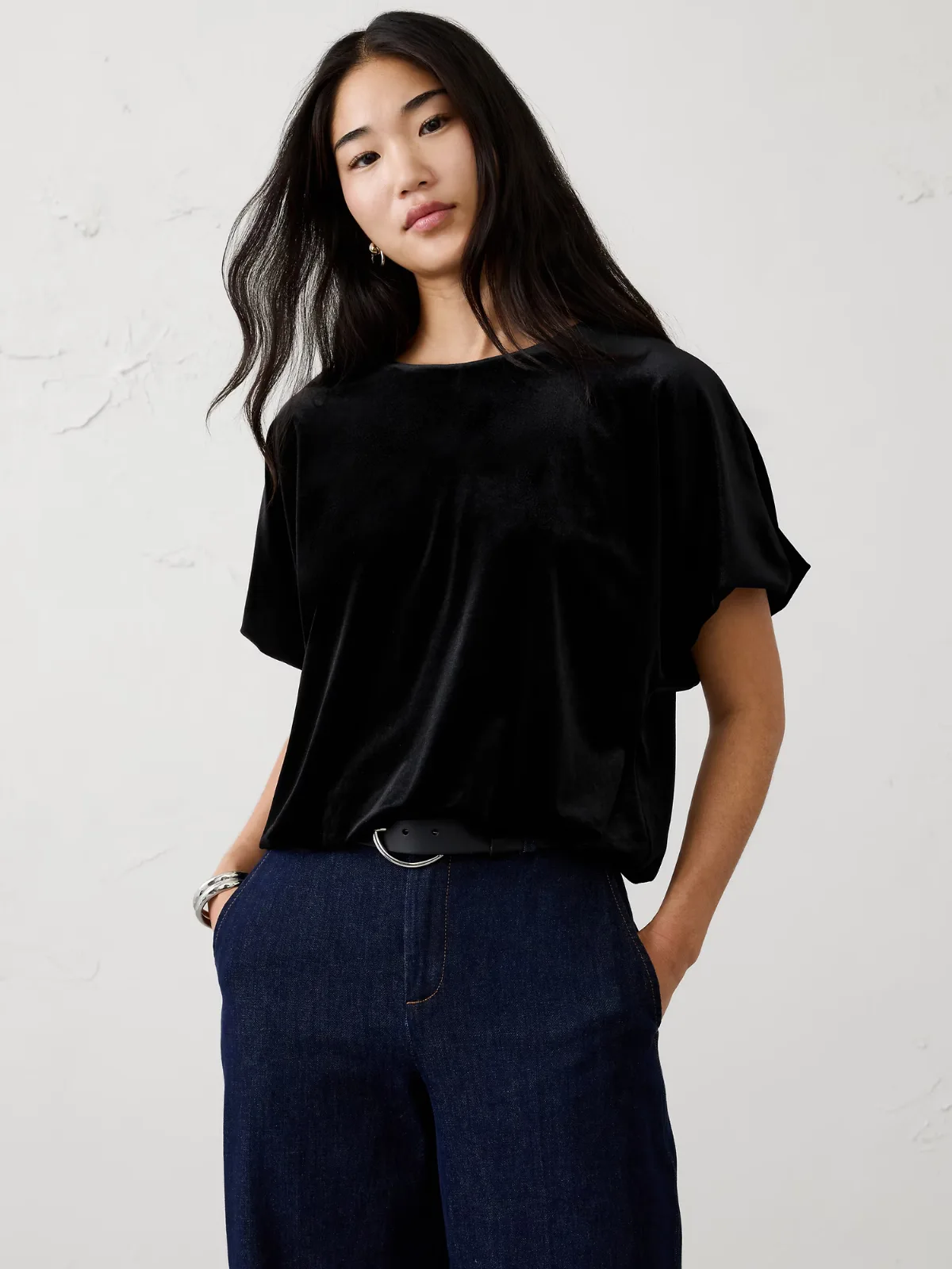 Velvet Bubble Top by Banana Republic