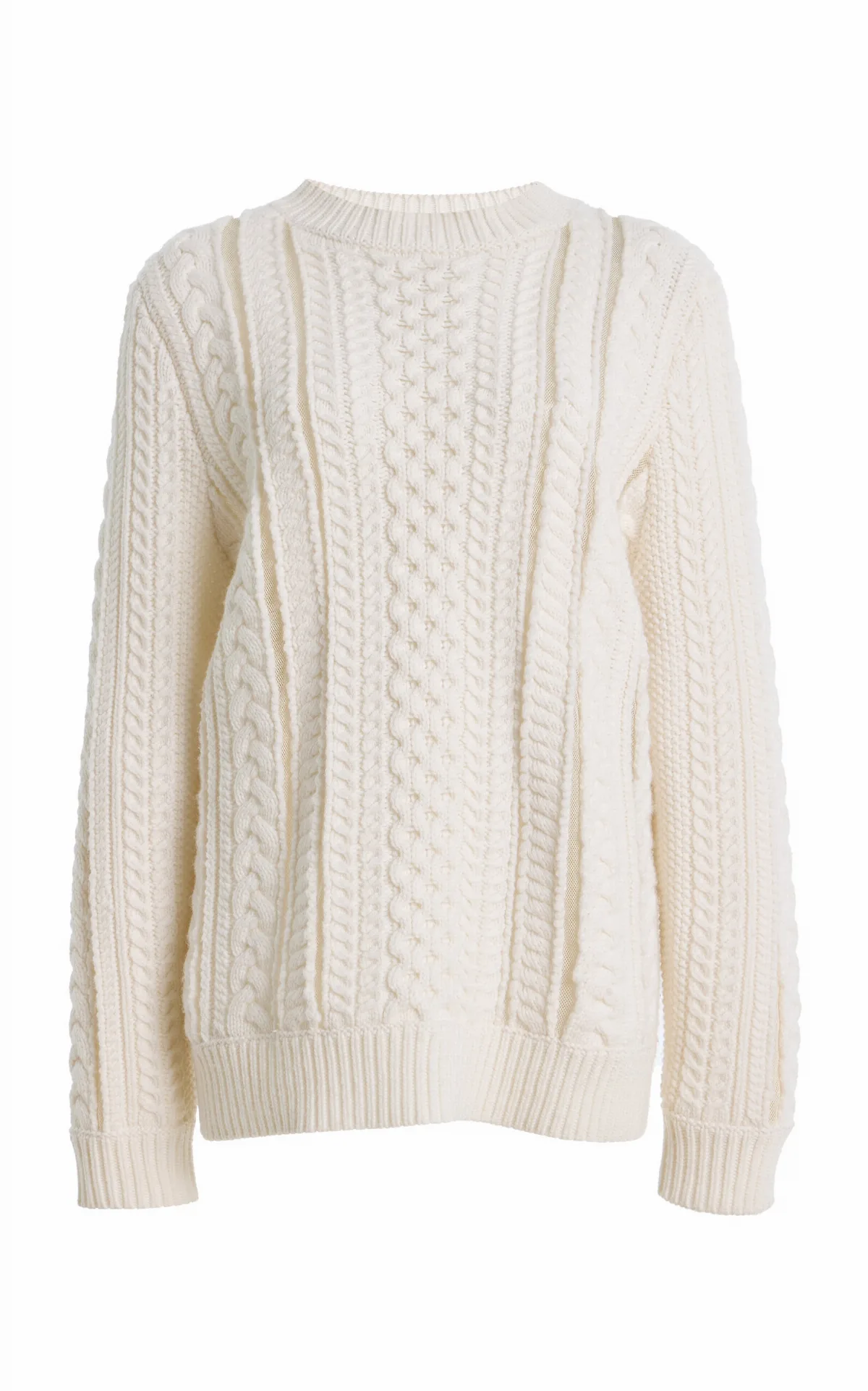 Westal Wool-Cashmere Fisherman Sweater by Gabriela Hearst