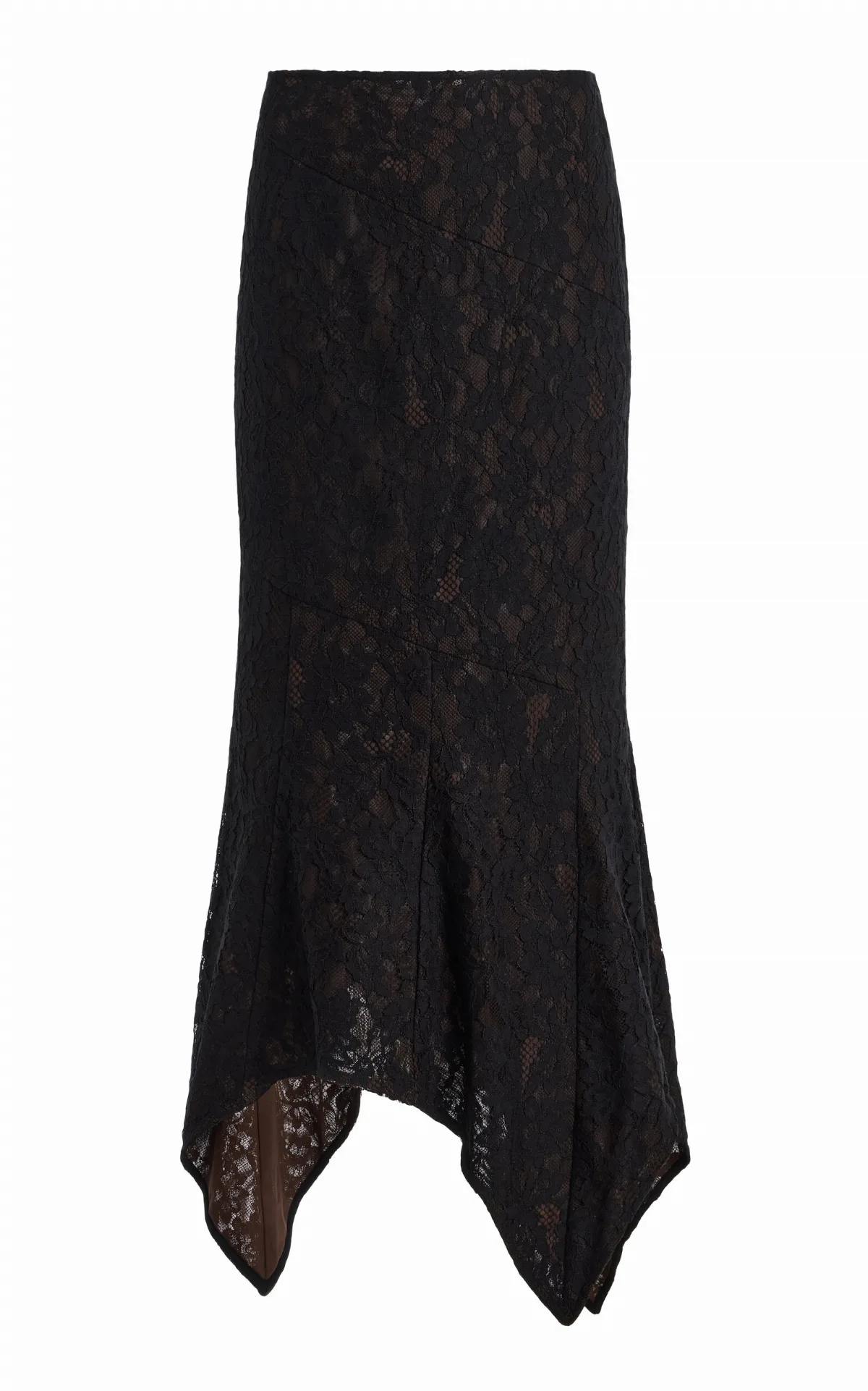 Faela Lace Midi Skirt by De La Vali