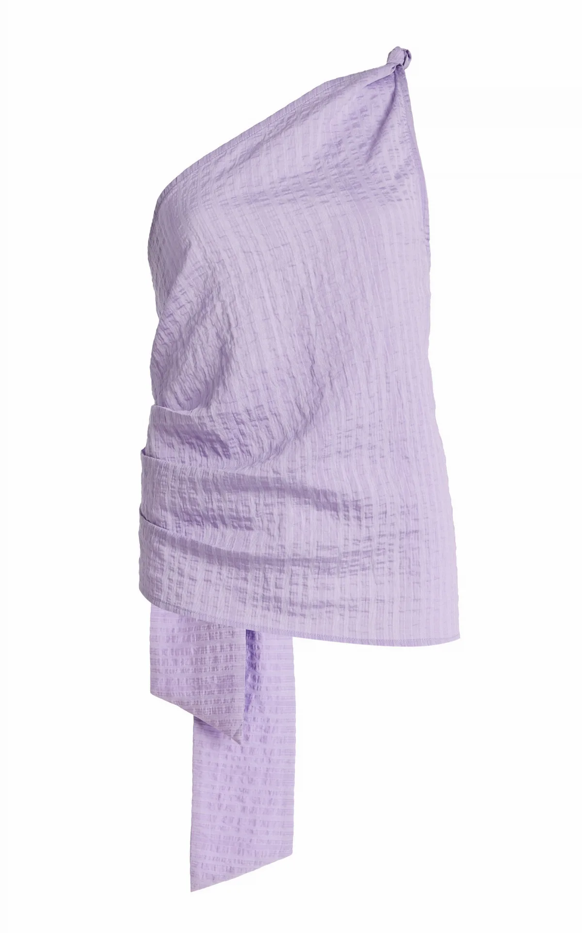 Orta One-Shoulder Striped Top by Elce