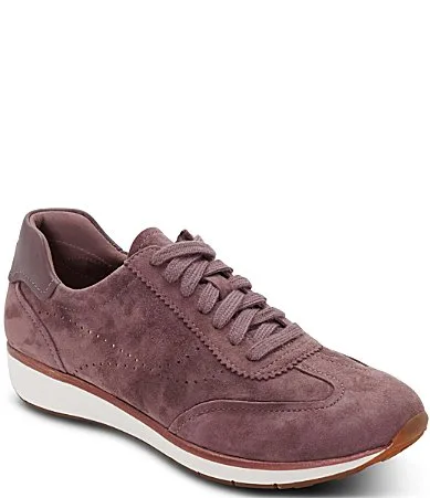 Athena Suede Lace Up Sneakers by Aetrex